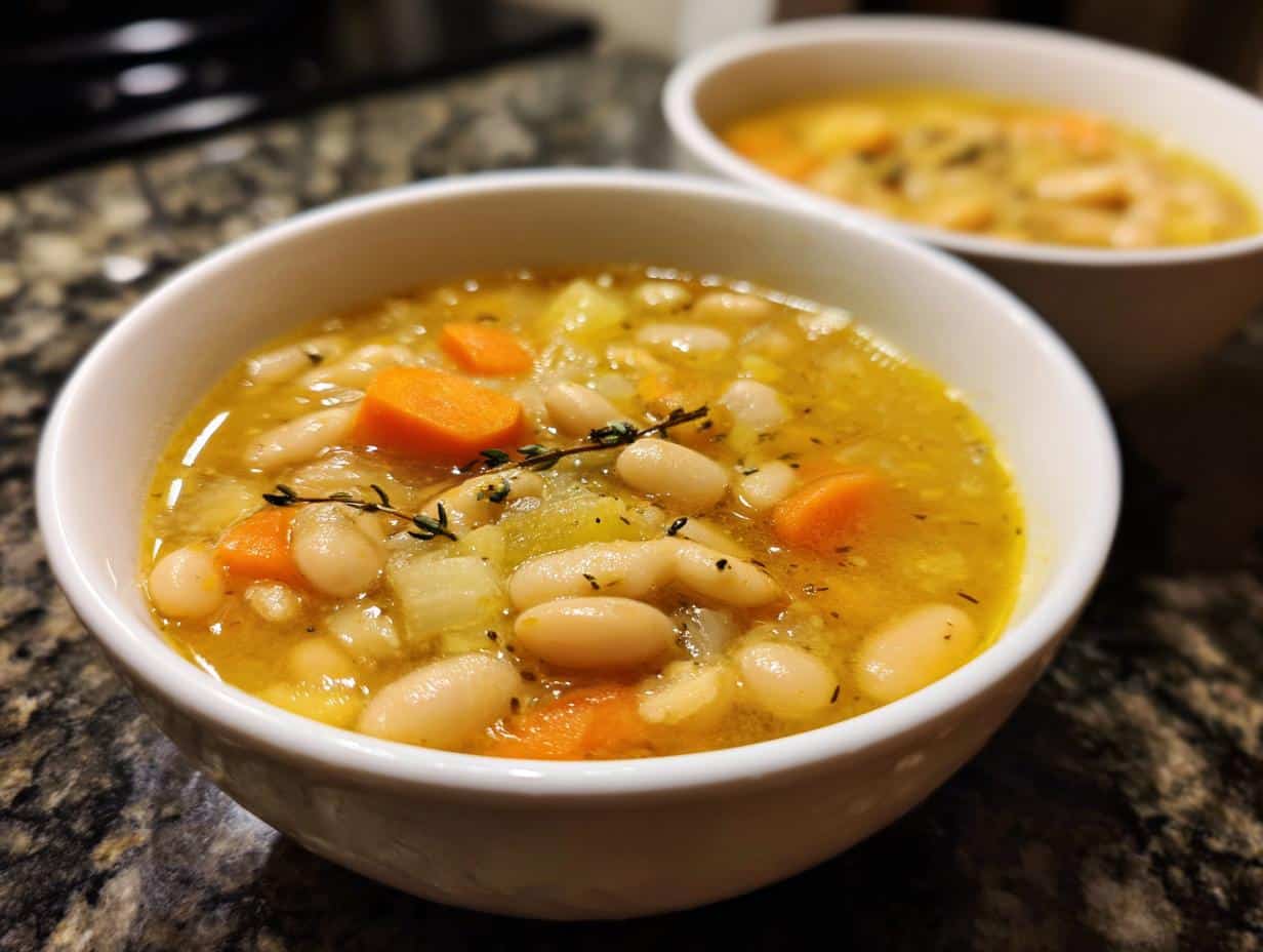 Simple Pantry White Bean Soup