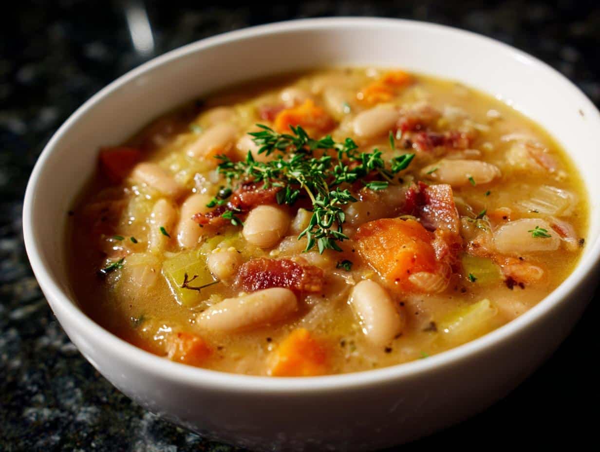Slow Cooker White Bean Soup Everyone Loves