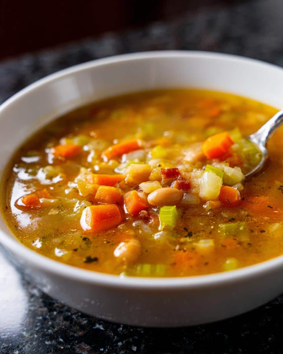 Slow-Simmered Bean Soup with Mirepoix - detail 1