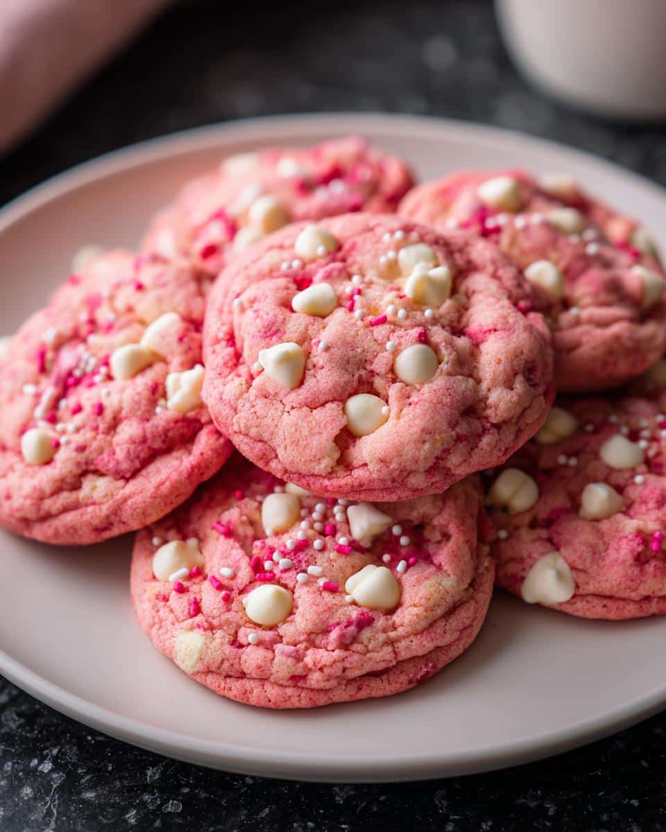 Strawberry Cake Mix Cookies - detail 4