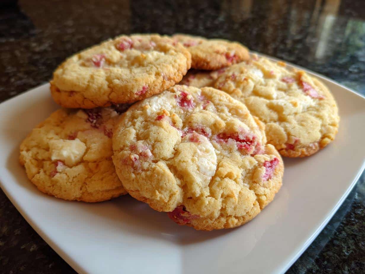 Strawberry Cheesecake Cookies