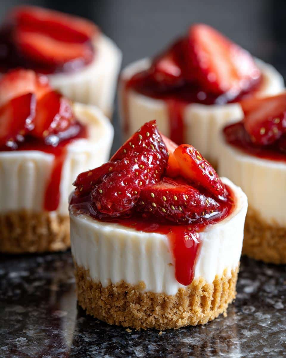 Strawberry Cheesecake Dessert Cups - detail 3