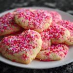 Sweetheart Sprinkle Cookies