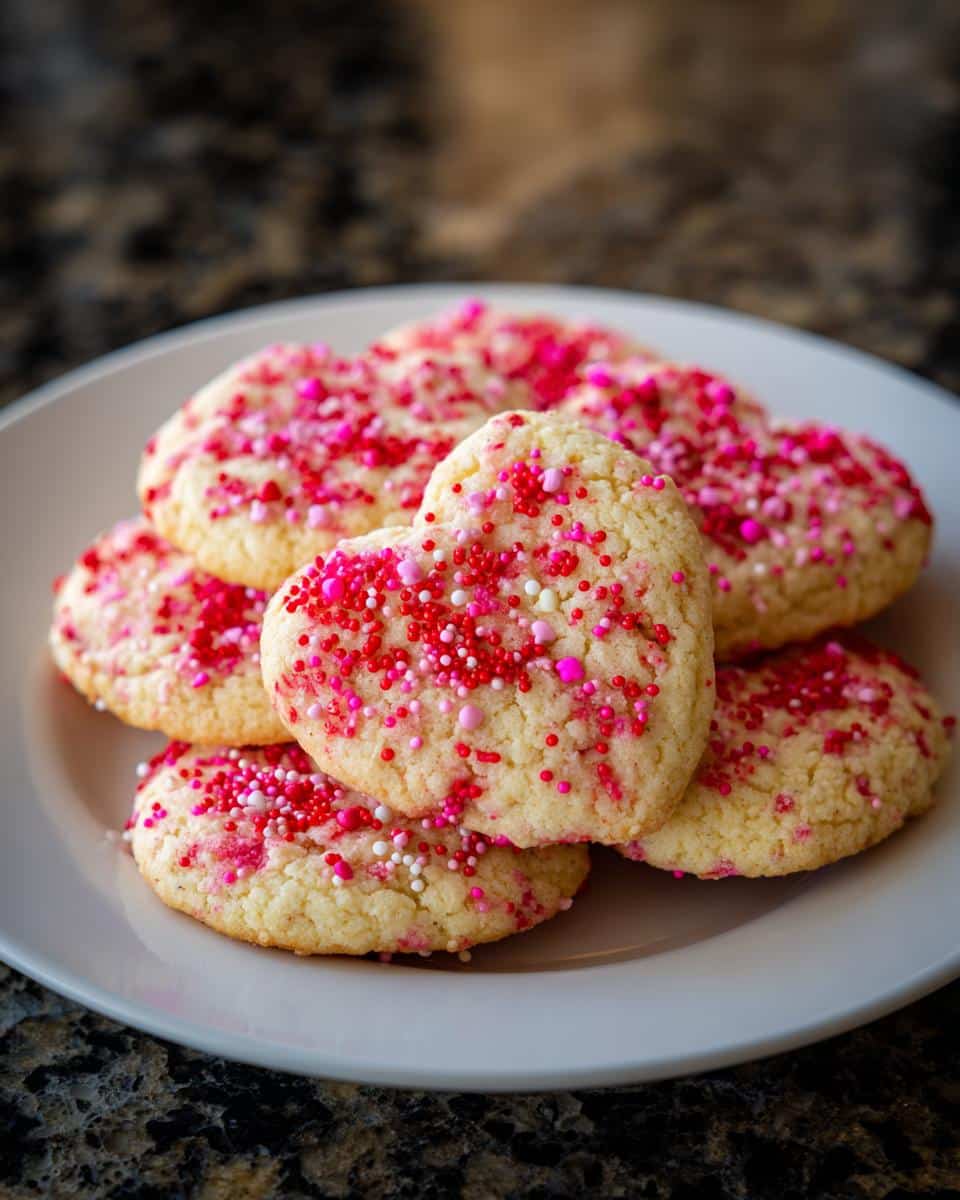 Sweetheart Sprinkle Cookies - detail 2
