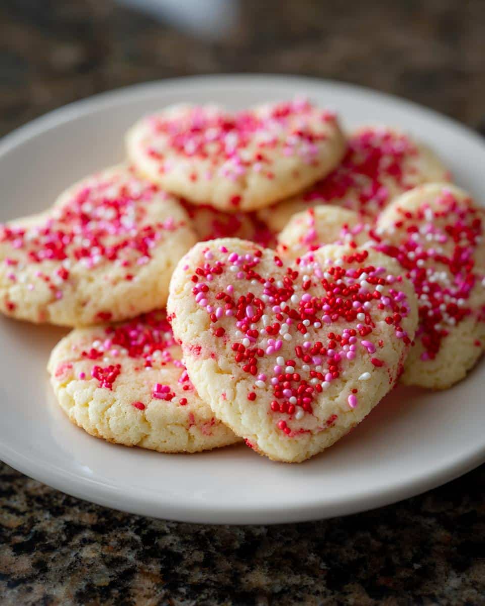 Sweetheart Sprinkle Cookies - detail 3