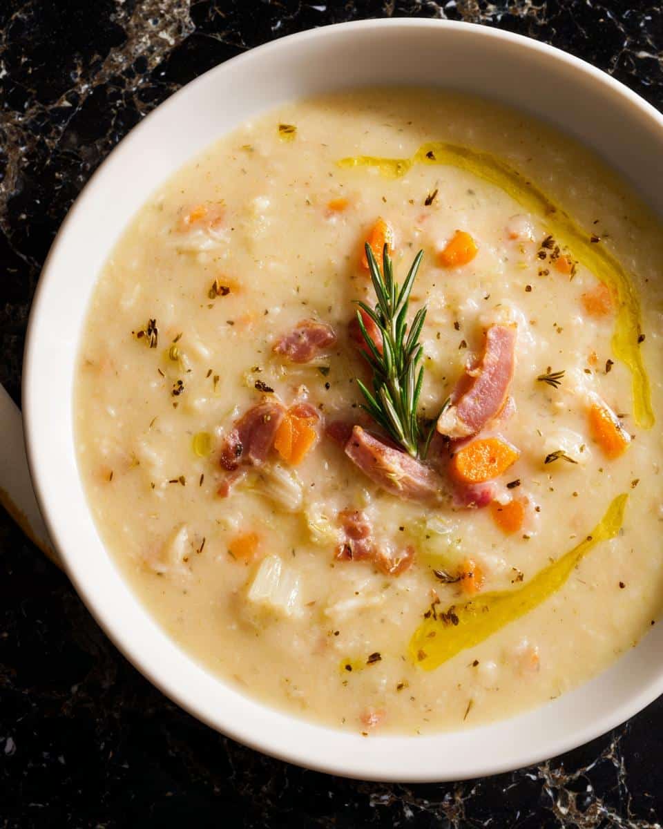 Tuscan Bean Soup with Olive Oil Finish - detail 1