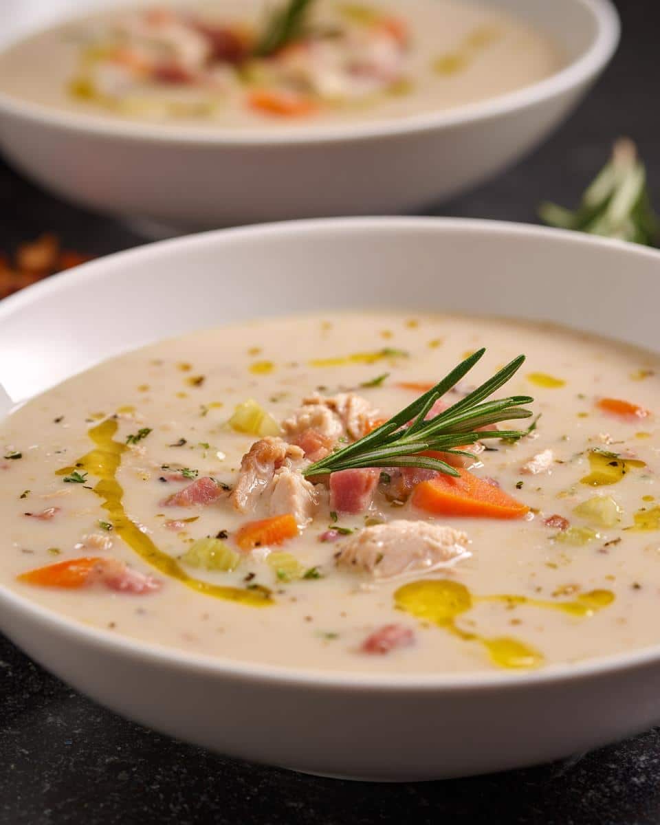 Tuscan Bean Soup with Olive Oil Finish - detail 2