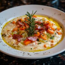 Creamy Tuscan Bean Soup with Olive Oil Finish in Just 1 Hour