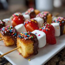 5-Minute Valentine’s Day Dessert Skewers That Steal Hearts