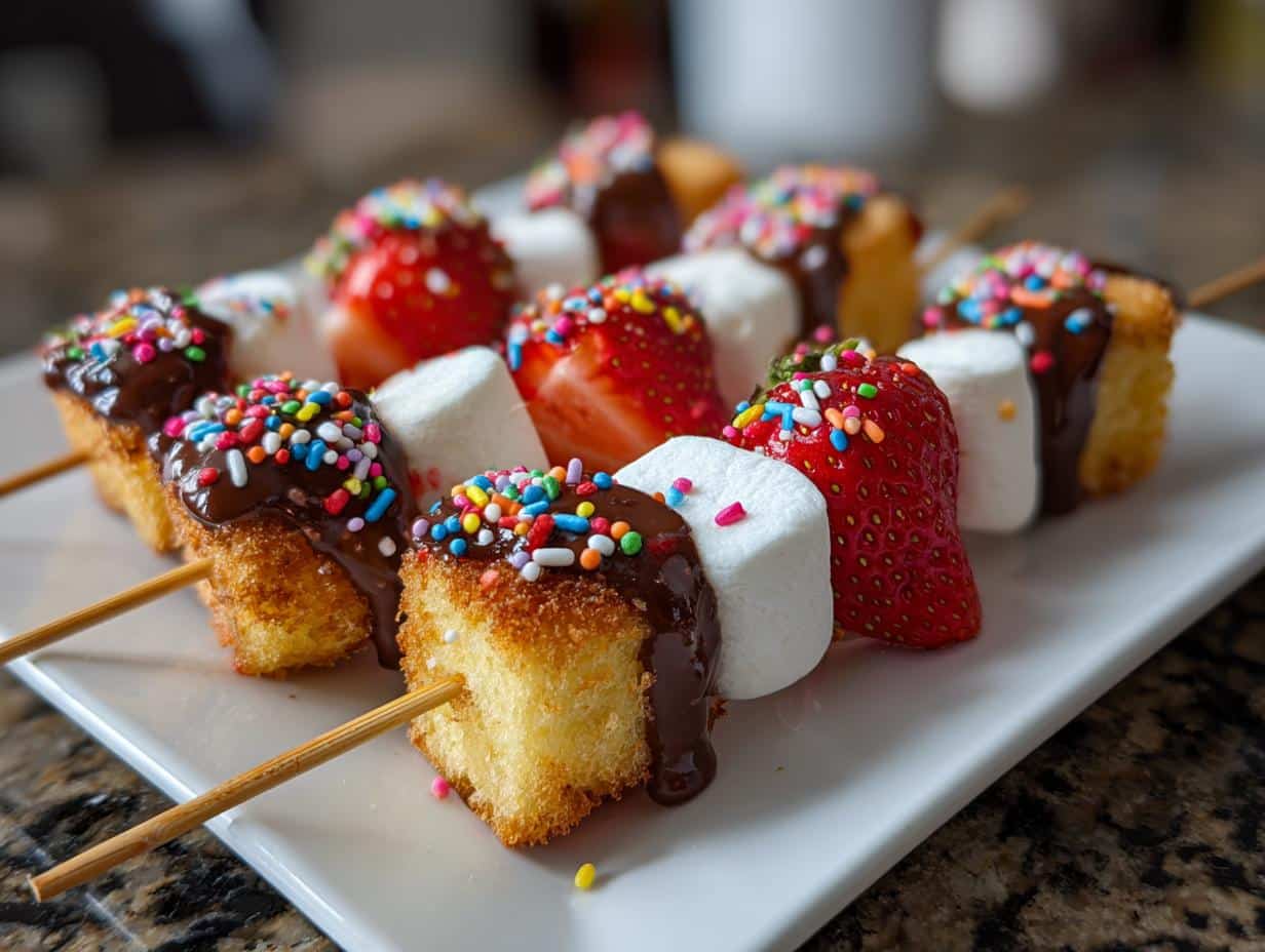 Valentine’s Day Dessert Skewers