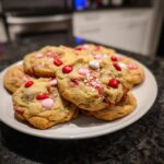 Valentine’s Day M&M Cookies