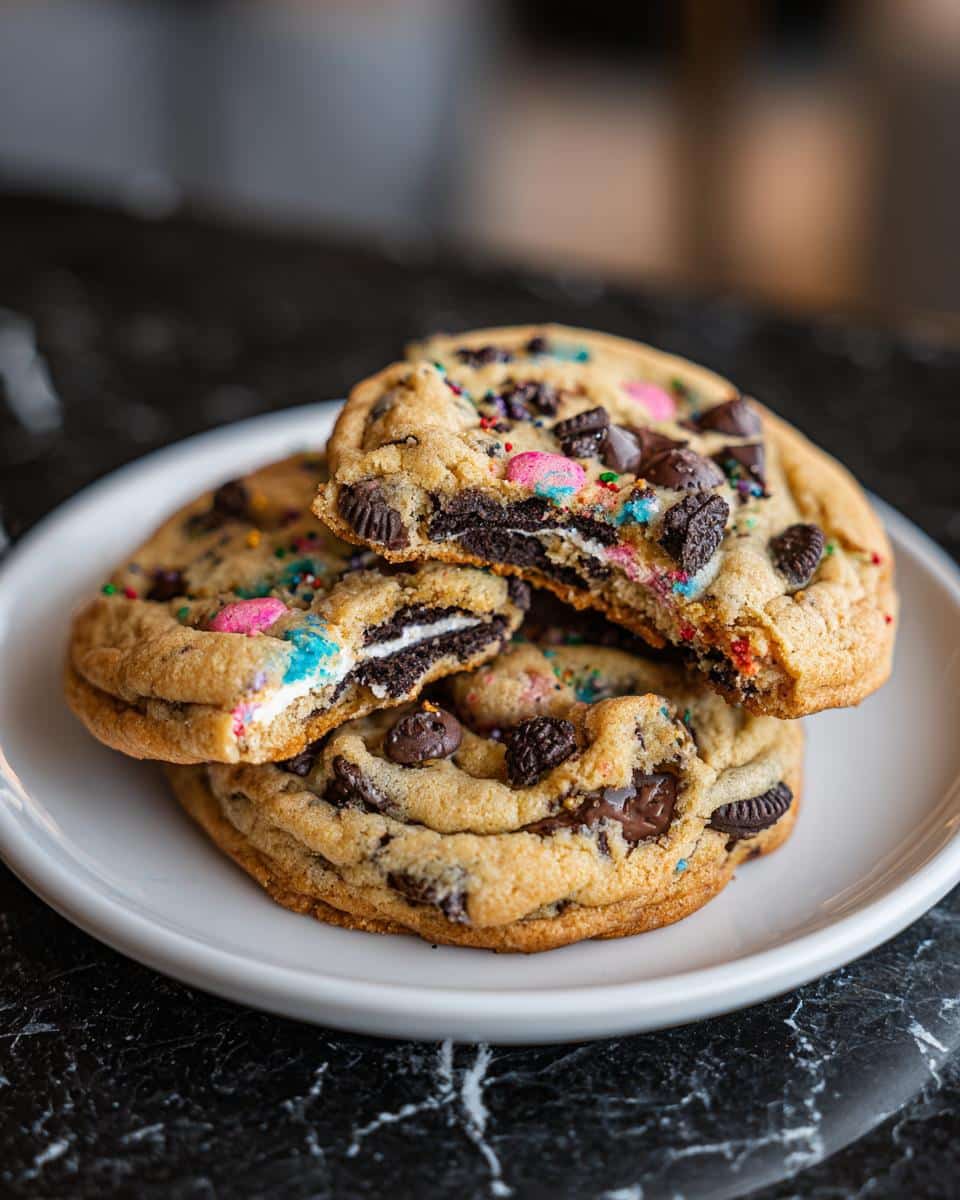 Valentine’s Day Oreo Stuffed Cookies - detail 1