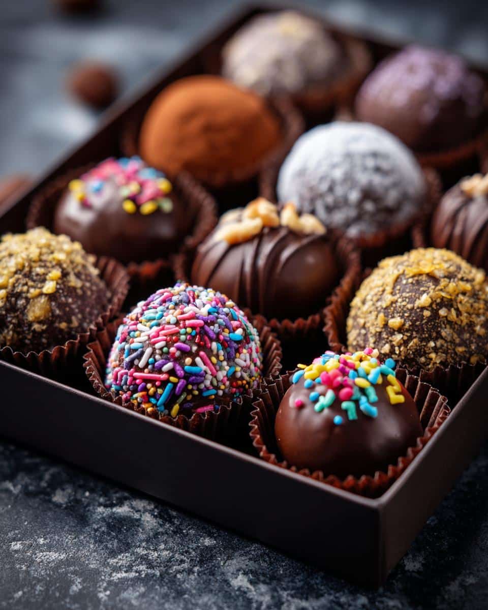 Valentine’s Day Truffle Boxes - detail 1