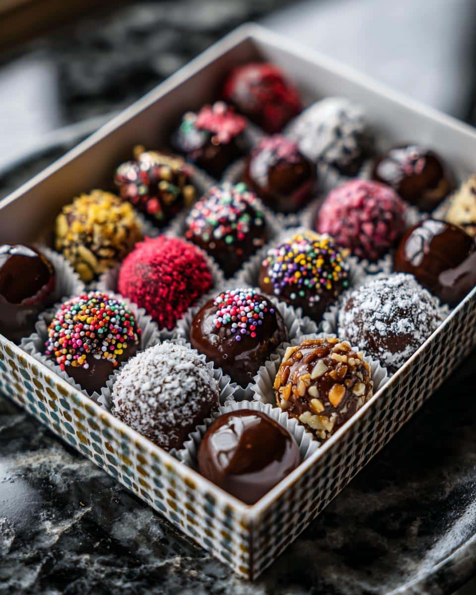 Valentine’s Day Truffle Boxes - detail 2
