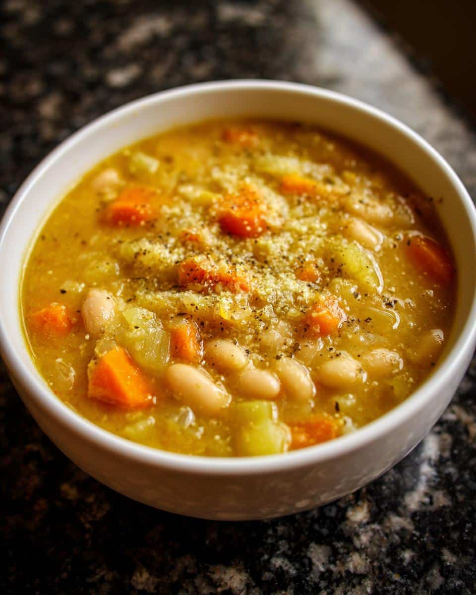 Vegan White Bean Soup with Nutritional Yeast - detail 1