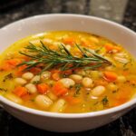 Viral White Bean Soup With Rosemary