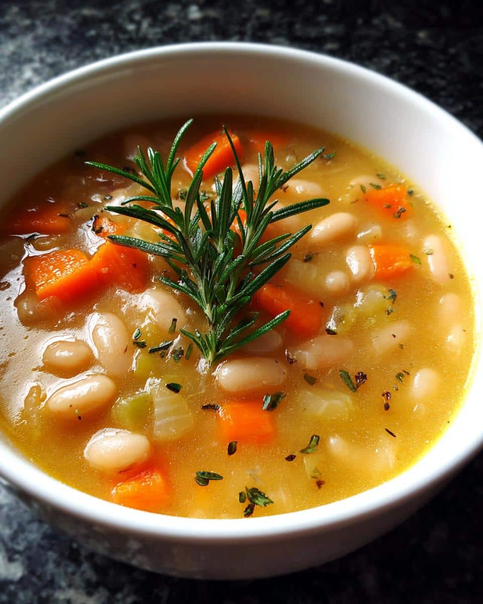 Viral White Bean Soup With Rosemary - detail 2