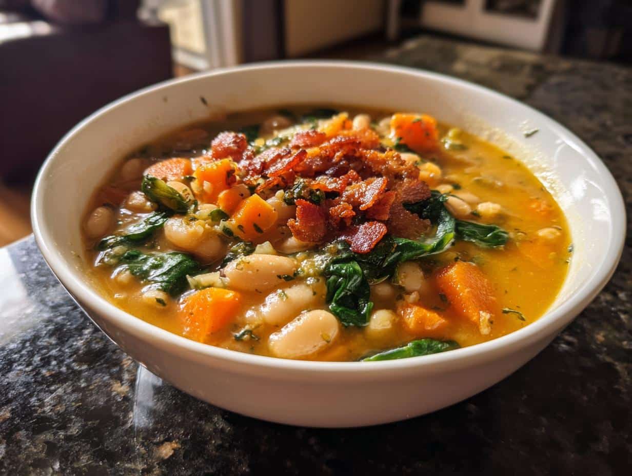 Weeknight White Bean Soup Recipe