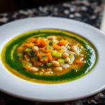 White Bean Soup with Herb Infused Oil