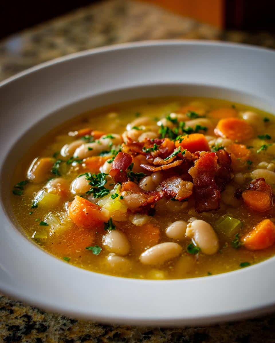 Bean Soup with Garlic-Forward Flavor - detail 1