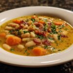 Bean Soup with Garlic-Forward Flavor