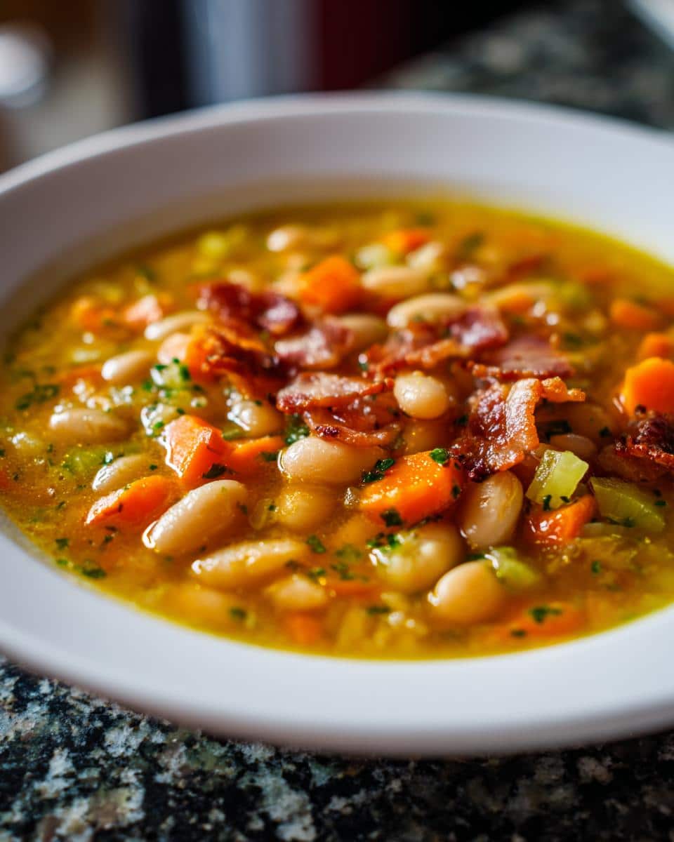 Bean Soup with Garlic-Forward Flavor - detail 2