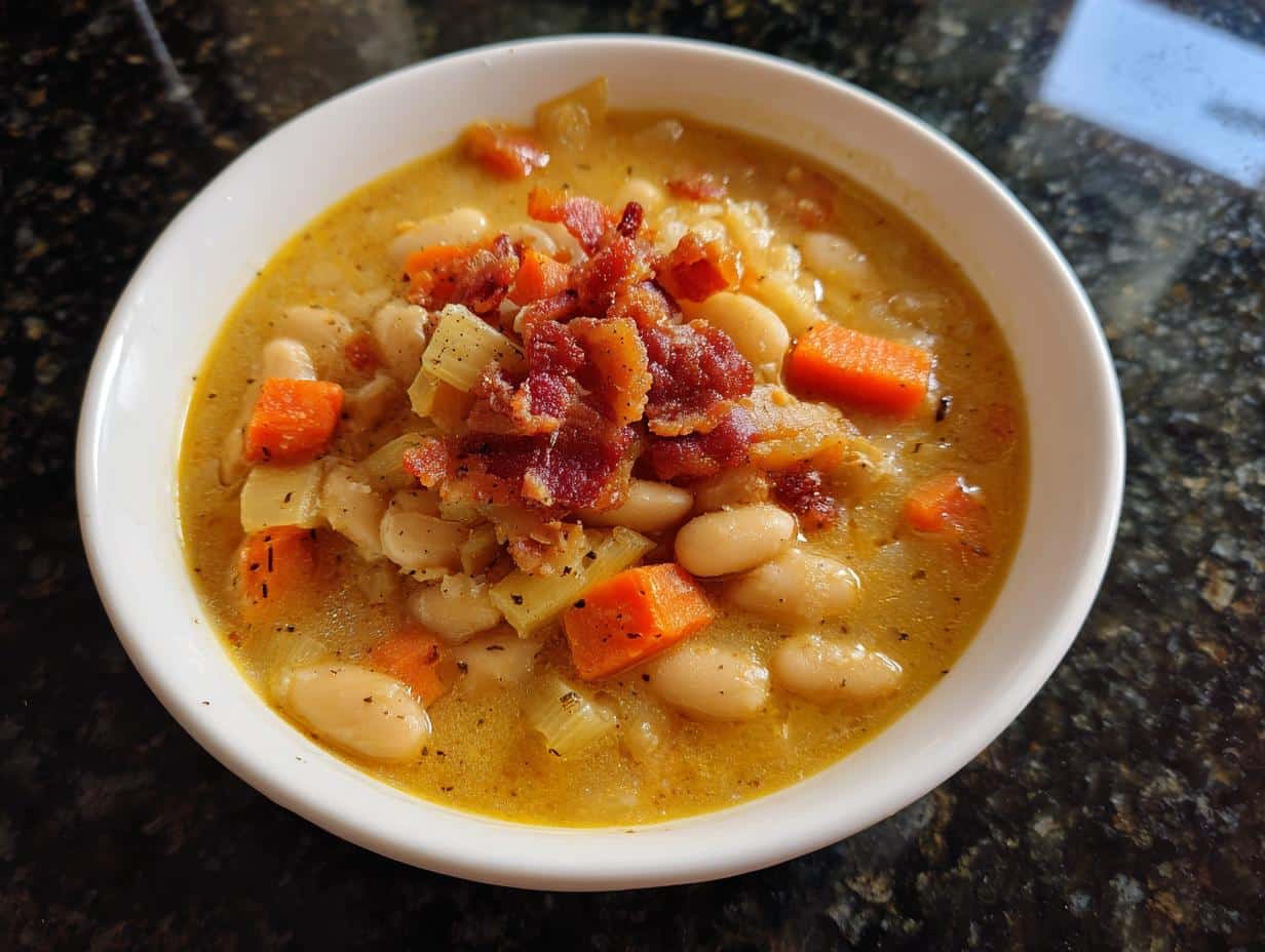 Bean Soup with Rustic Italian Roots