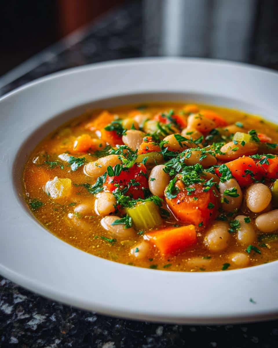Bean Soup with Slow-Cooked Vegetables - detail 3