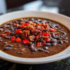 Flavor-Packed Black Bean Soup with Bold Spices in 5 Steps