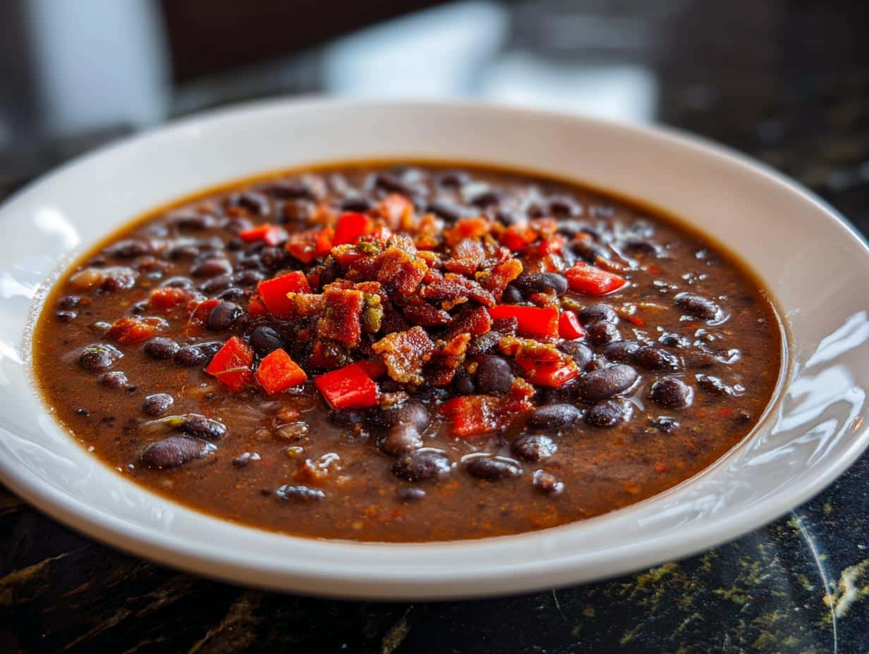 Black Bean Soup with Bold Spices