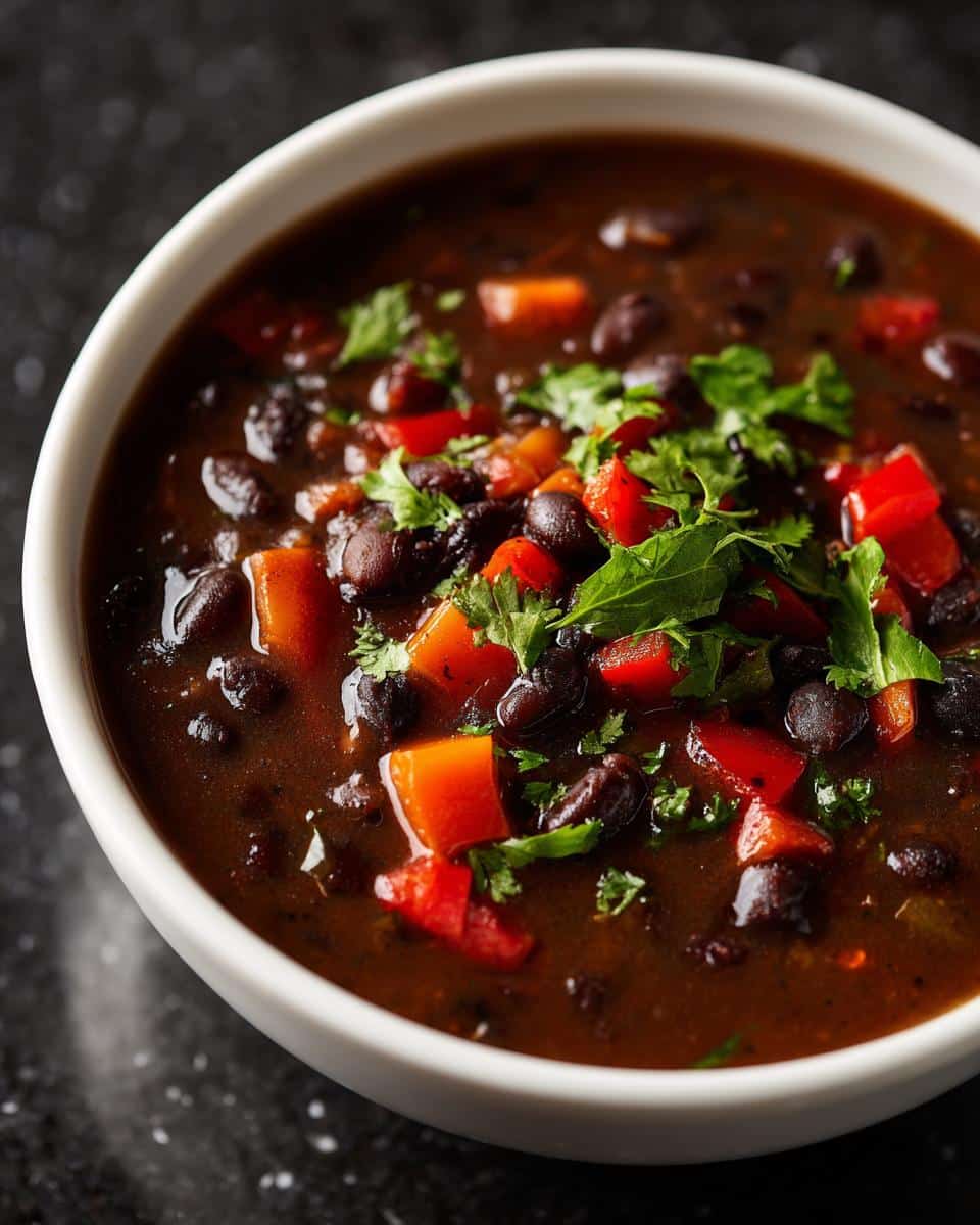 Black Bean Soup with Savory Depth - detail 1