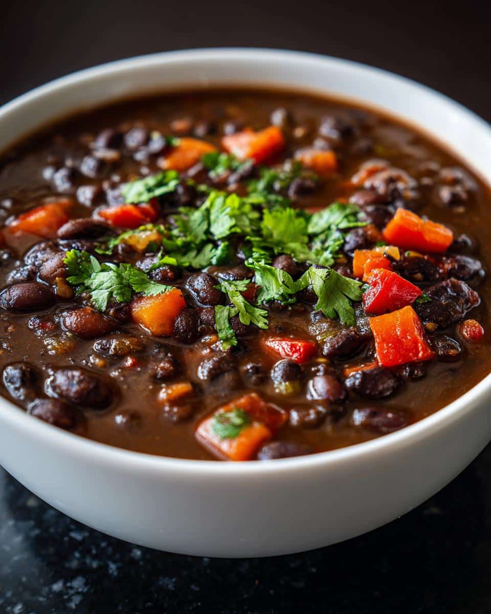 Black Bean Soup with Savory Depth - detail 3