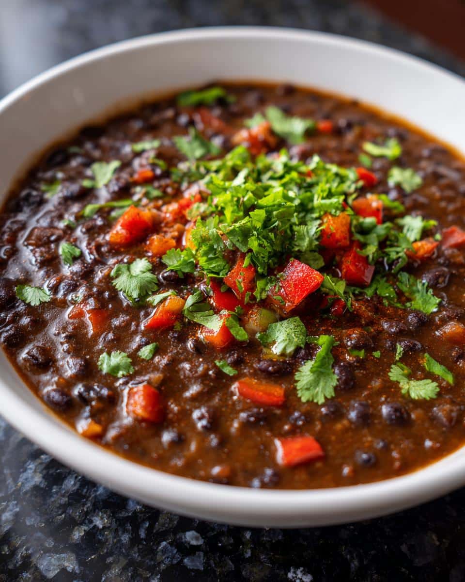 Black Bean Soup with Smoky Cumin - detail 3