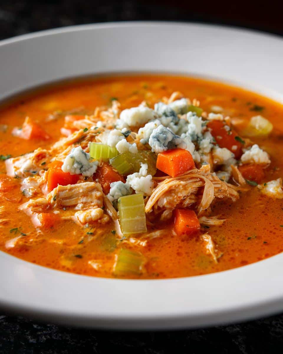 Buffalo Blue Cheese Chicken Soup - detail 2