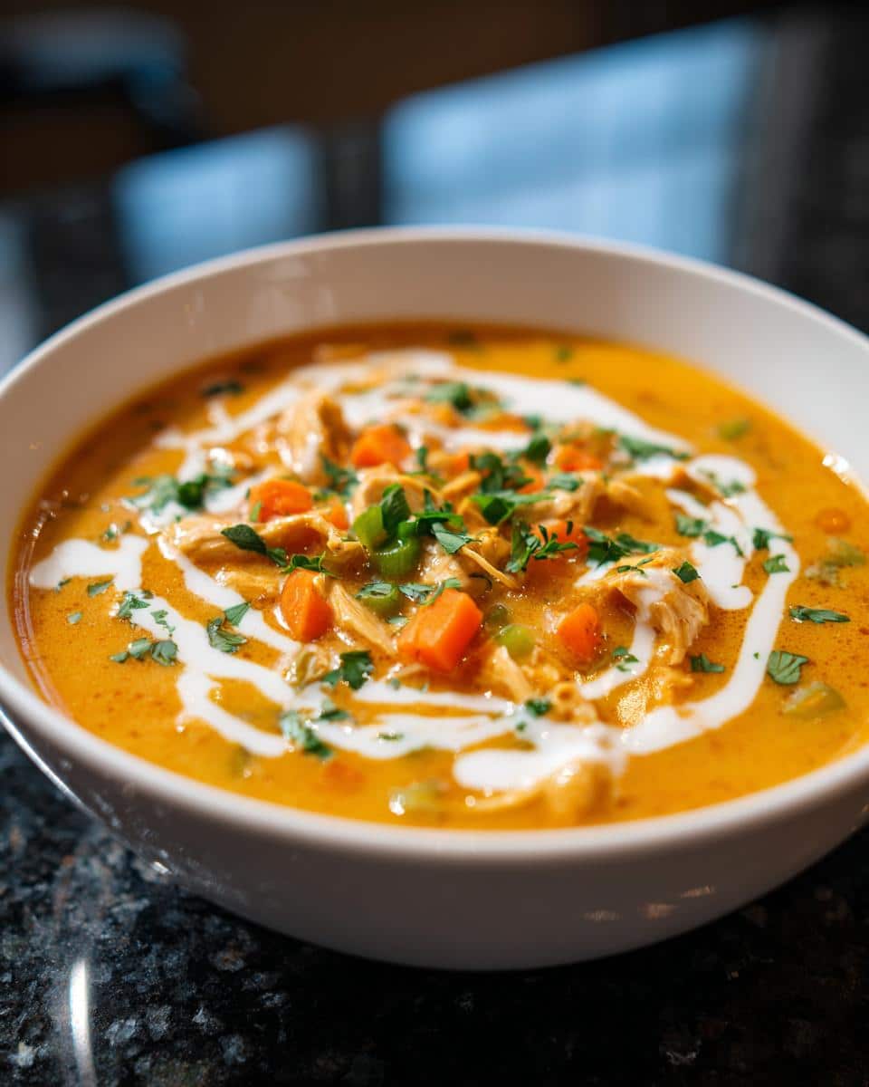 Buffalo Ranch Chicken Soup - detail 2