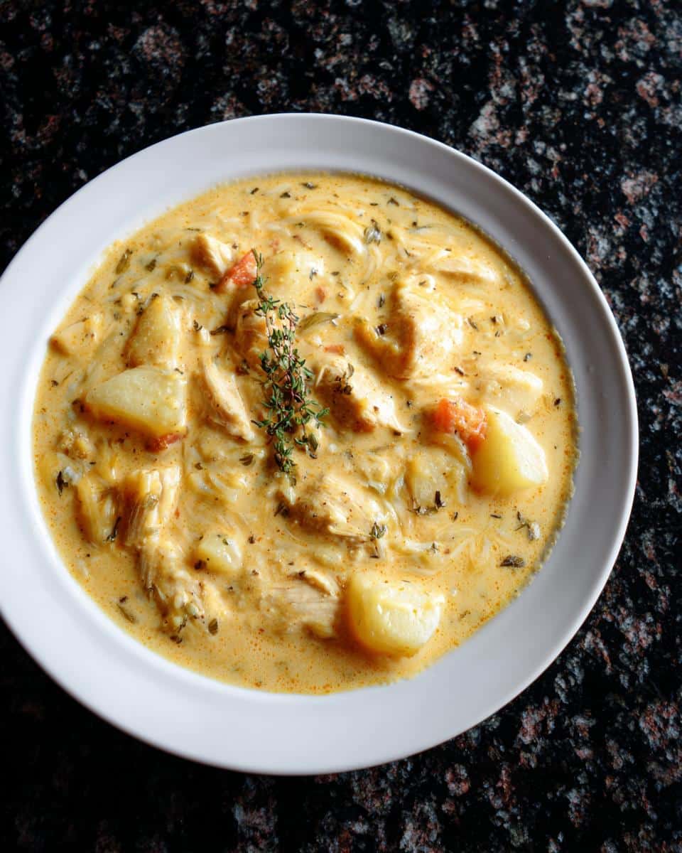 Cheesy Chicken Potato Chowder - detail 1