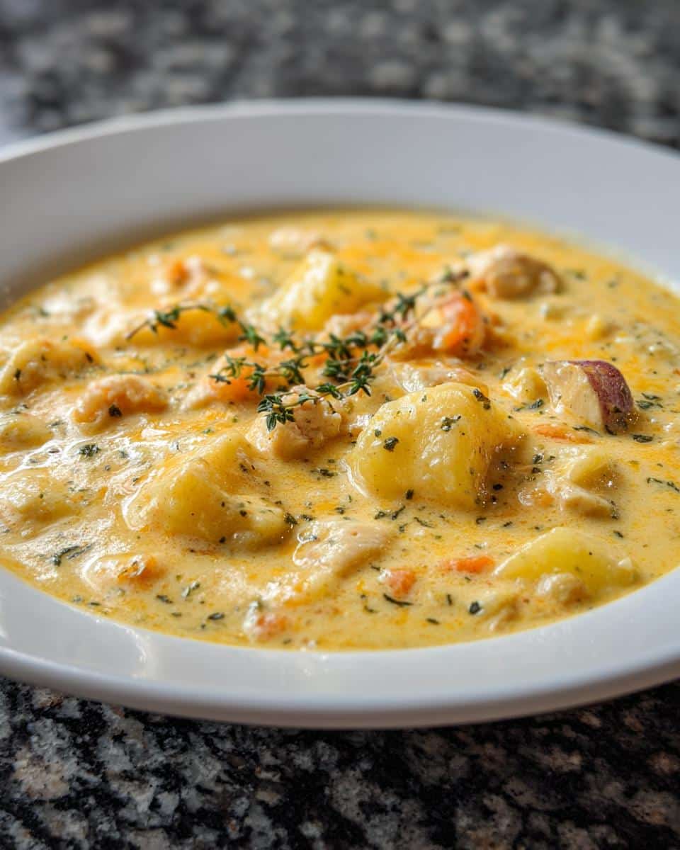 Cheesy Chicken Potato Chowder - detail 2