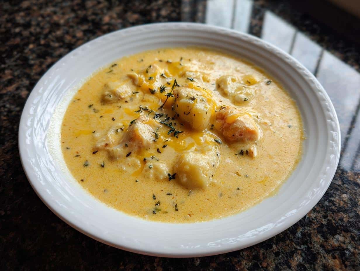 Cheesy Chicken Potato Chowder