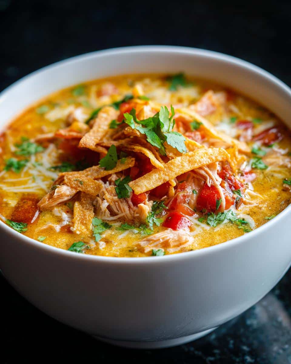 Chicken Tortilla Cream Soup Bowl - detail 2