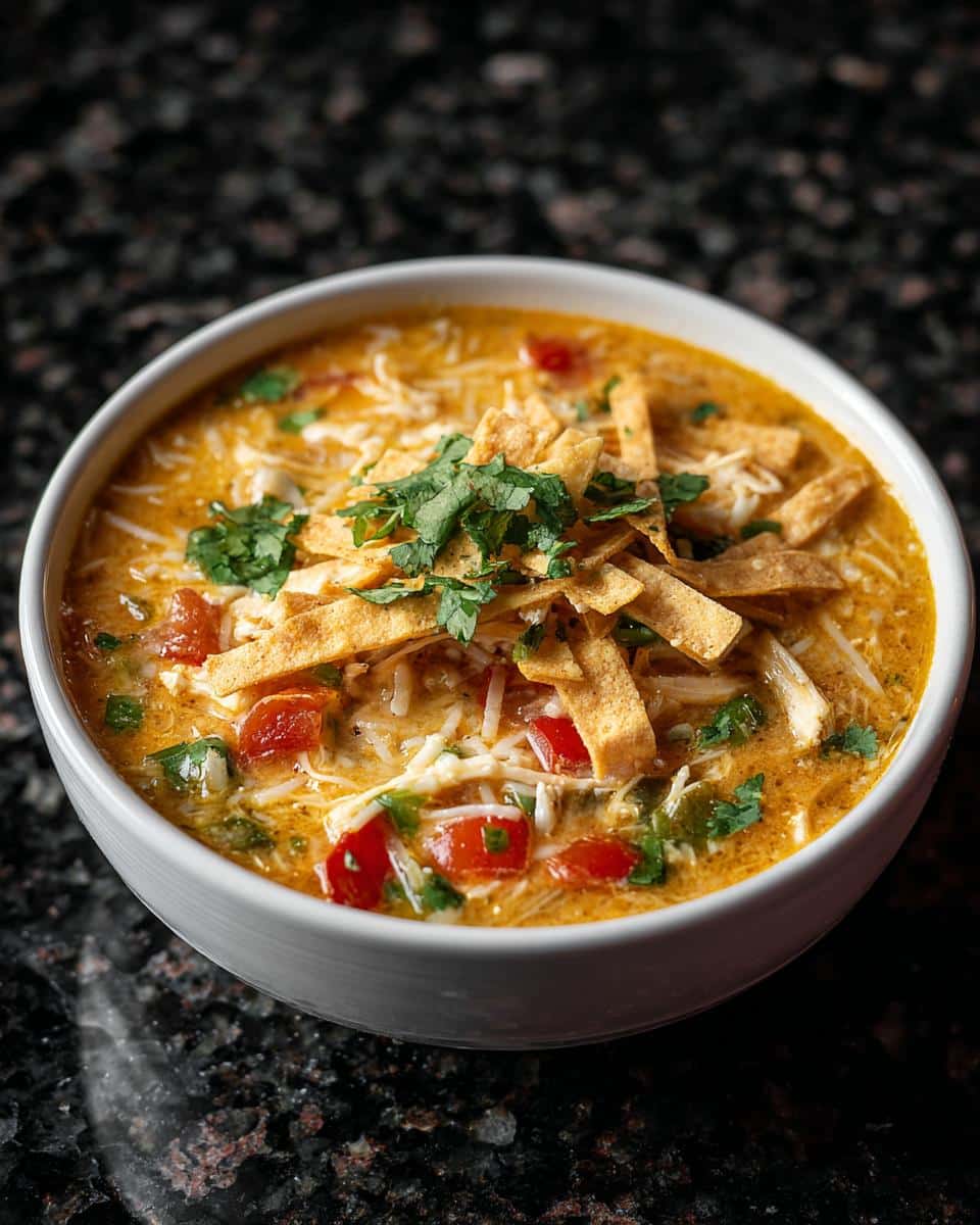 Chicken Tortilla Cream Soup Bowl - detail 4
