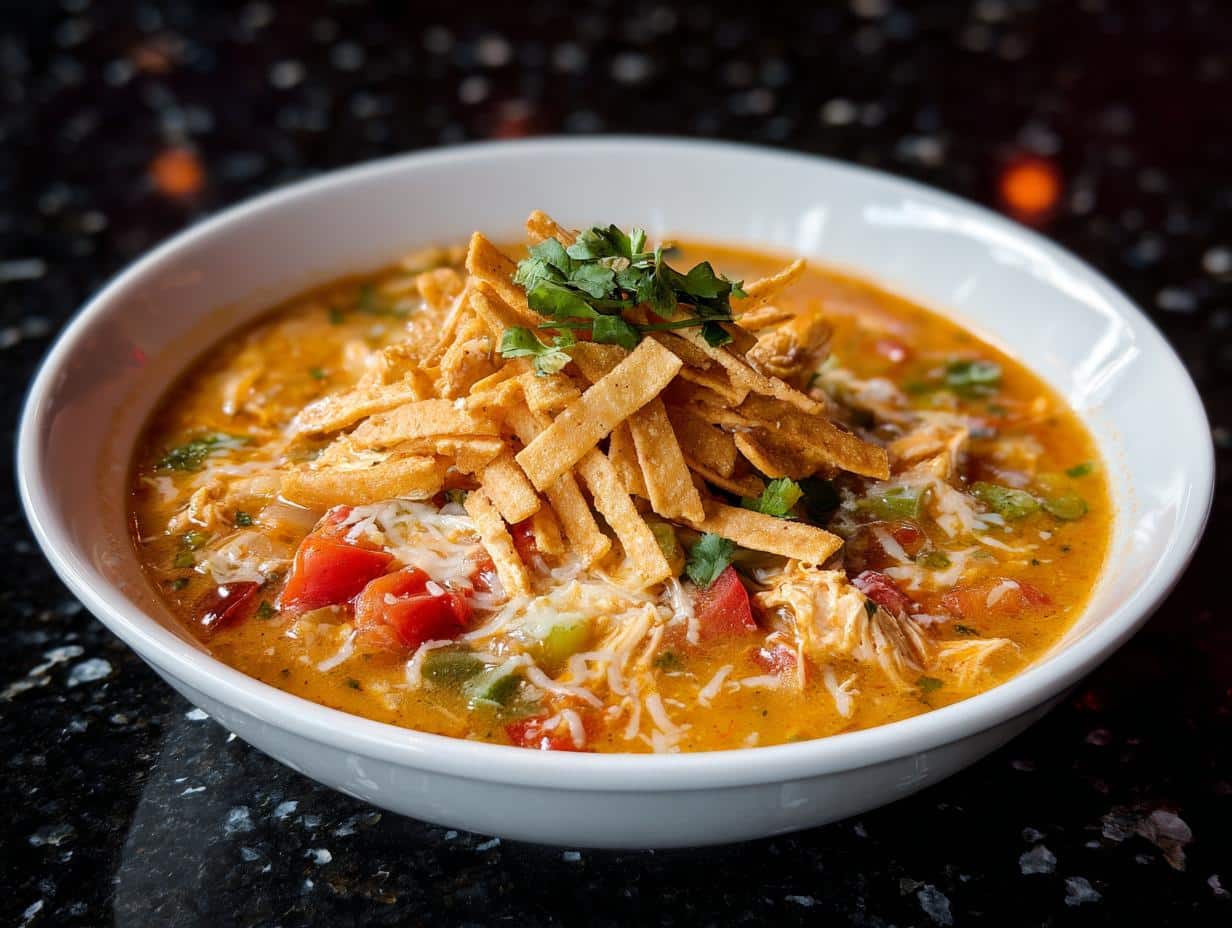 Chicken Tortilla Cream Soup Bowl