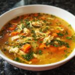 Classic Homestyle Chicken Broth Soup