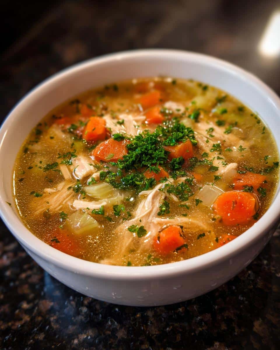 Classic Homestyle Chicken Broth Soup - detail 2