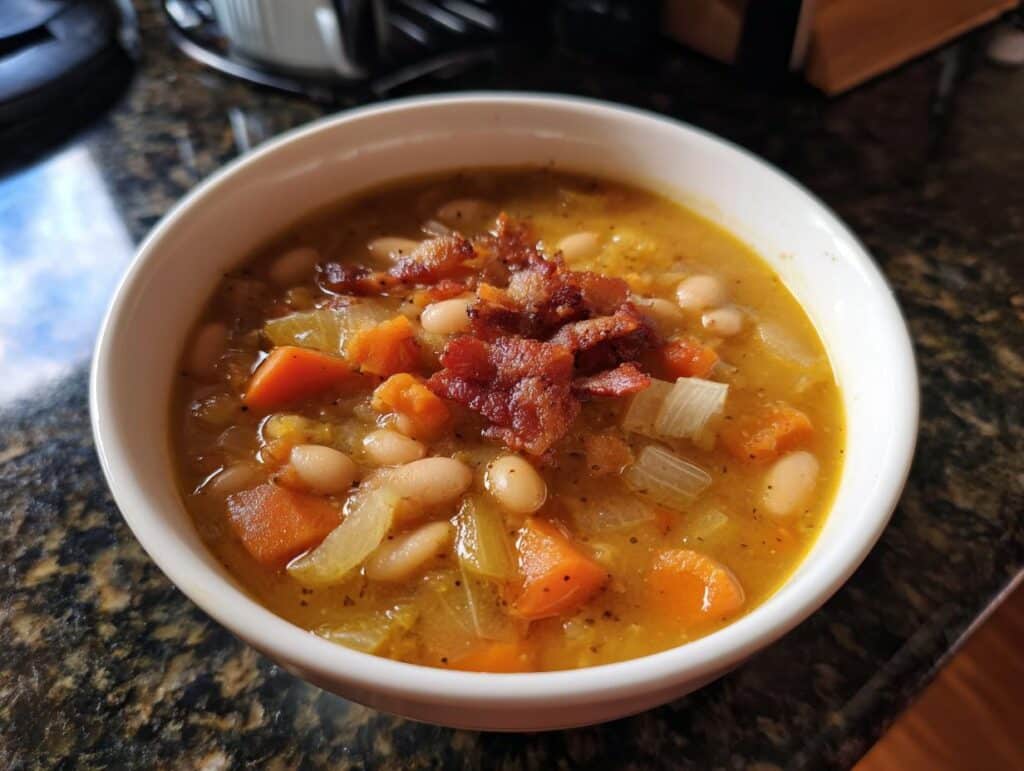 Comfort-Style Bean Soup Bowl