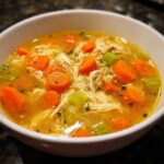 Cozy Homestyle Chicken Soup Pot