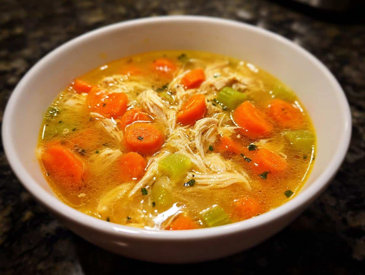 Cozy Homestyle Chicken Soup Pot