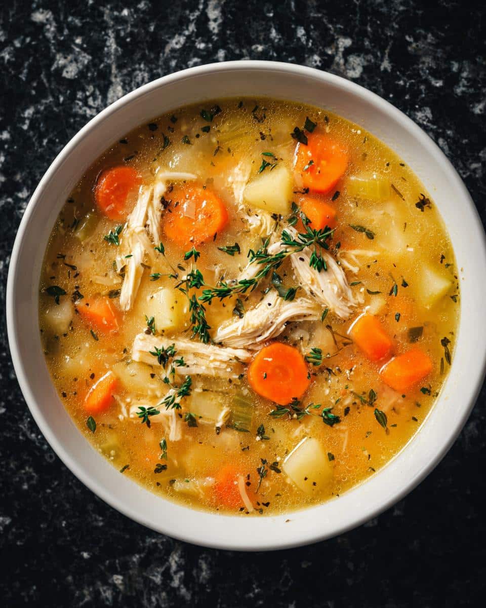 Cozy Winter Chicken Chowder - detail 2