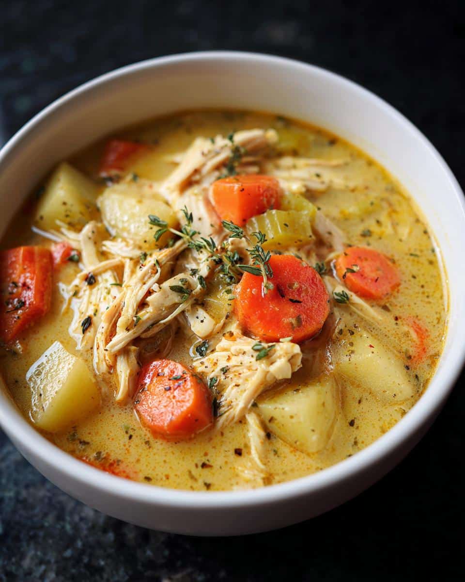 Cozy Winter Chicken Chowder - detail 3