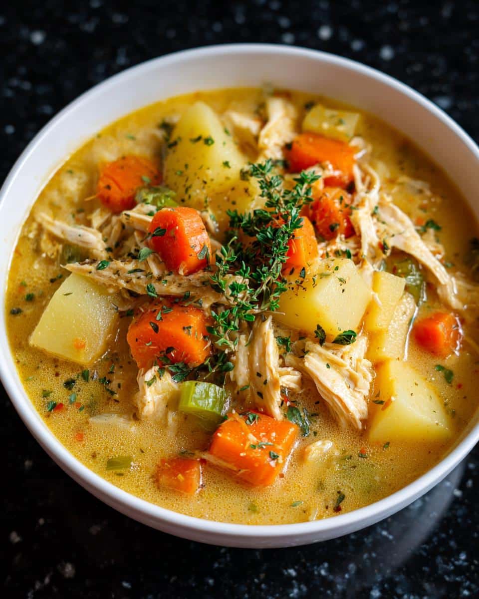 Cozy Winter Chicken Chowder - detail 4