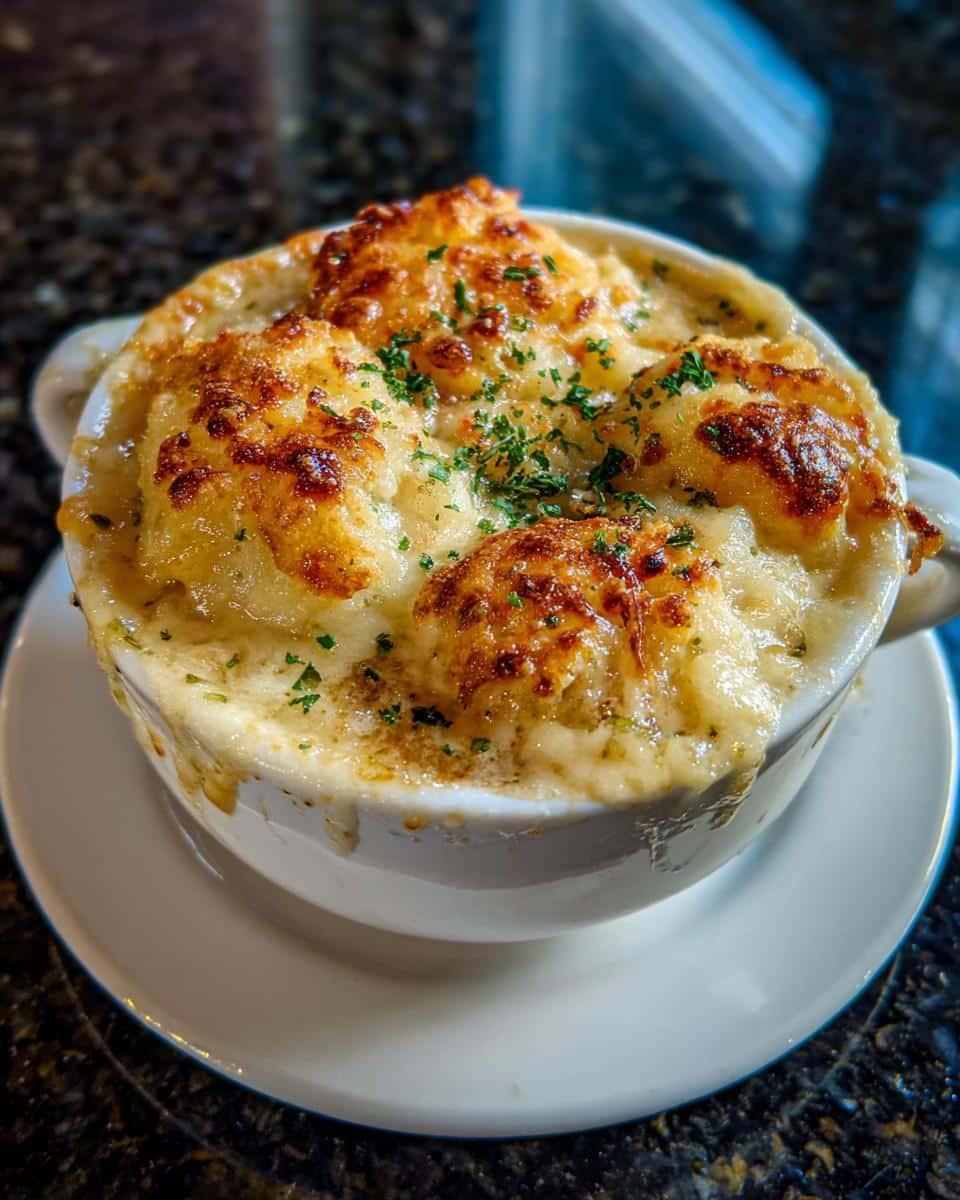 Creamy Bean Soup with Parmesan Crust - detail 1
